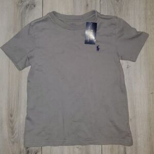 Polo Ralph Lauren Boy's Gray Short Sleeve Classic Fit Crew Neck T-Shirt size 5